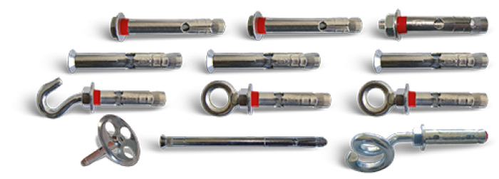BR Ancoranti Bossong ad espansione con occhiolo, gancio testa svasata BR Ancoranti Bossong ad espansione con occhiolo, gancio testa svasata
